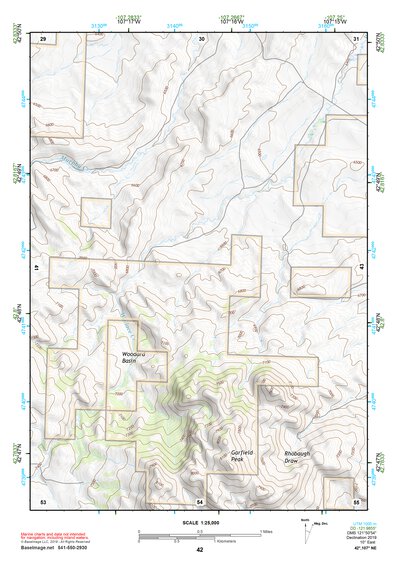 42107NE Page 42 Rattlesnake Hills Topo Preview 1