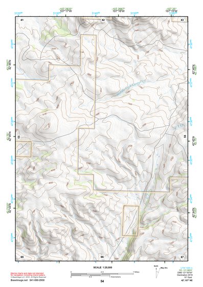 42107NE Page 54 Rattlesnake Hills Topo Preview 1