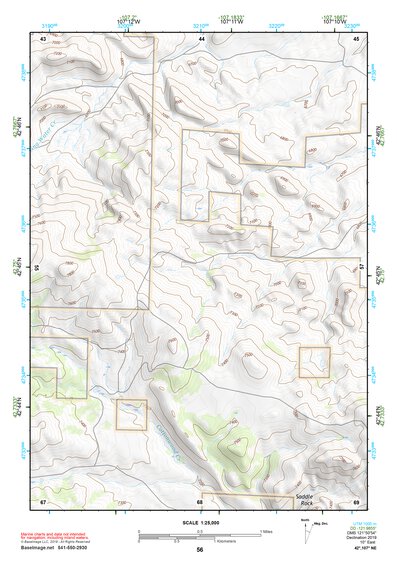 42107NE Page 56 Rattlesnake Hills Topo Preview 1