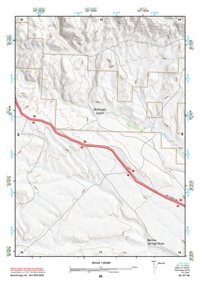 42107NE Page 65 Rattlesnake Hills Topo Preview 1