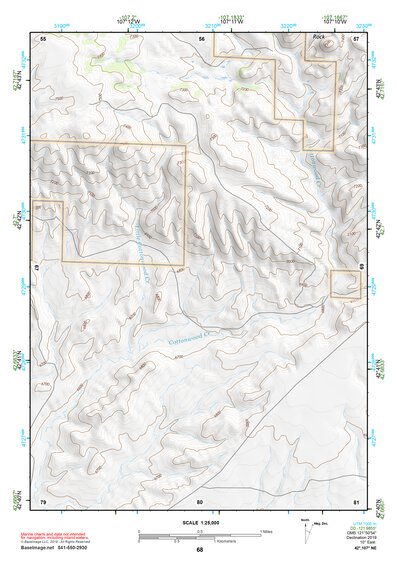 42107NE Page 68 Rattlesnake Hills Topo Preview 1