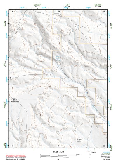 42107NE Page 70 Rattlesnake Hills Topo Preview 1