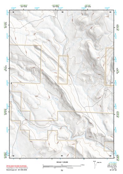 42107NE Page 71 Rattlesnake Hills Topo Preview 1