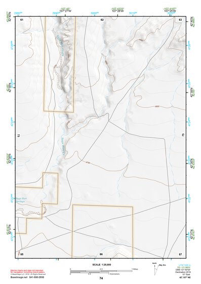 42107NE Page 74 Rattlesnake Hills Topo Preview 1