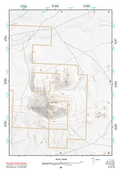 42107NE Page 85 Rattlesnake Hills Topo Preview 1