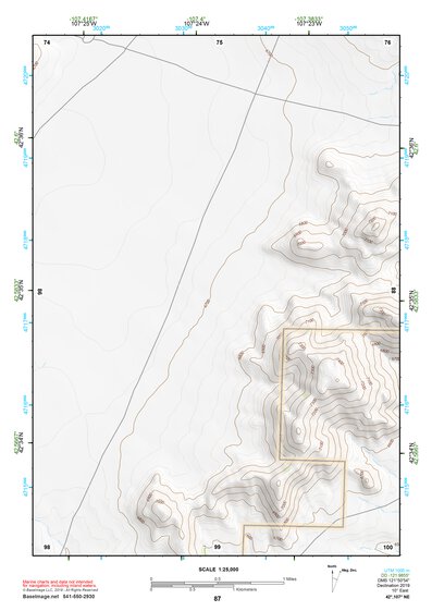 42107NE Page 87 Rattlesnake Hills Topo Preview 1