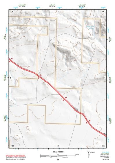 42107NE Page 93 Rattlesnake Hills Topo Preview 1