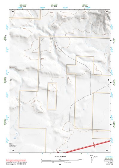 42107NE Page 95 Rattlesnake Hills Topo Preview 1