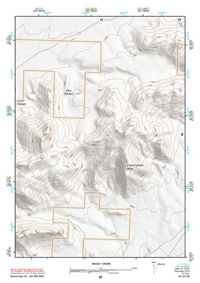 42107NE Page 97 Rattlesnake Hills Topo Preview 1