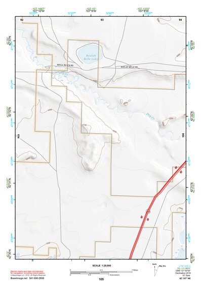 42107NE Page 105 Rattlesnake Hills Topo Preview 1