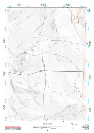 42107NW Page 1 Rattlesnake Hills Topo Preview 1