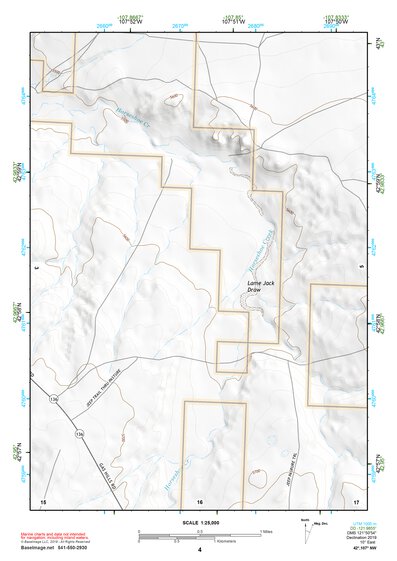 42107NW Page 4 Rattlesnake Hills Topo Preview 1