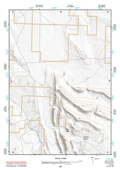 42107NW Page 34 Rattlesnake Hills Topo Preview 1