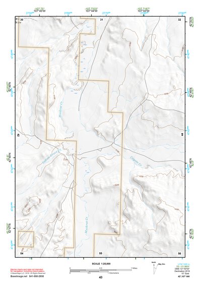 42107NW Page 43 Rattlesnake Hills Topo Preview 1