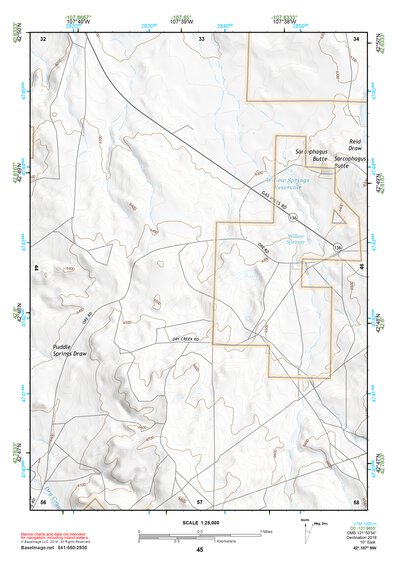 42107NW Page 45 Rattlesnake Hills Topo Preview 1