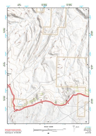 42107NW Page 49 Rattlesnake Hills Topo Preview 1