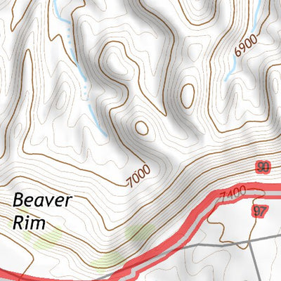 42107NW Page 58 Rattlesnake Hills Topo Preview 3