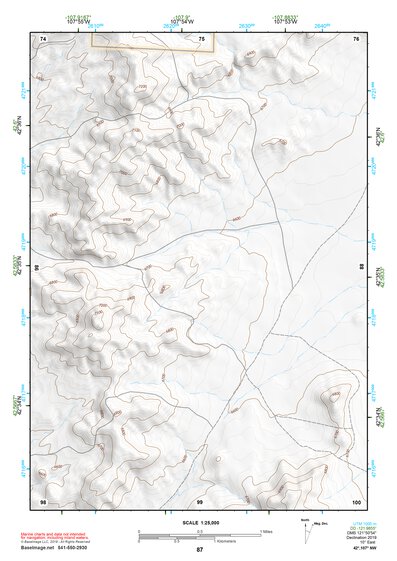 42107NW Page 87 Rattlesnake Hills Topo Preview 1