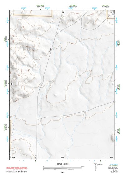 42107NW Page 90 Rattlesnake Hills Topo Preview 1