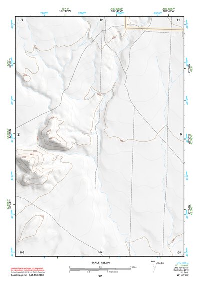 42107NW Page 92 Rattlesnake Hills Topo Preview 1