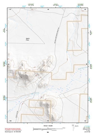 42107NW Page 94 Rattlesnake Hills Topo Preview 1
