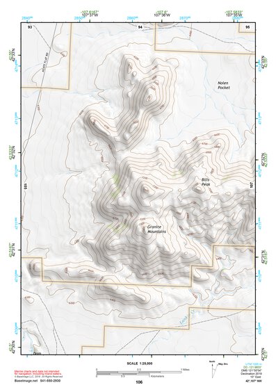 42107NW Page 106 Rattlesnake Hills Topo Preview 1