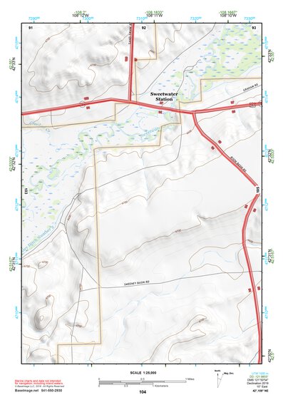 42108NE Page 104 Lander Topo Preview 1
