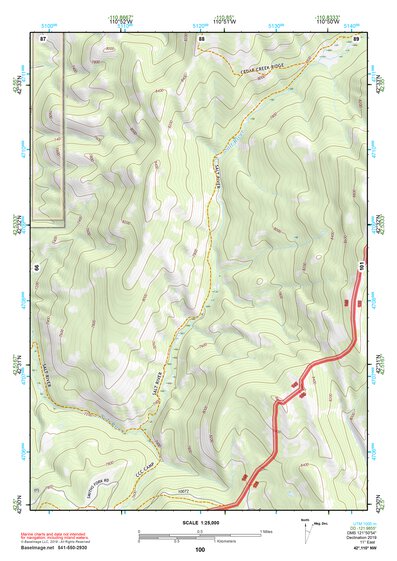 42110NW Page 100 Afton Topo Preview 1