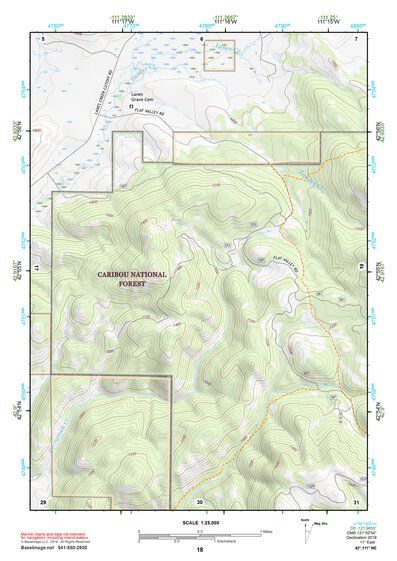 42111NE Page 18 Soda Springs Topo Preview 1