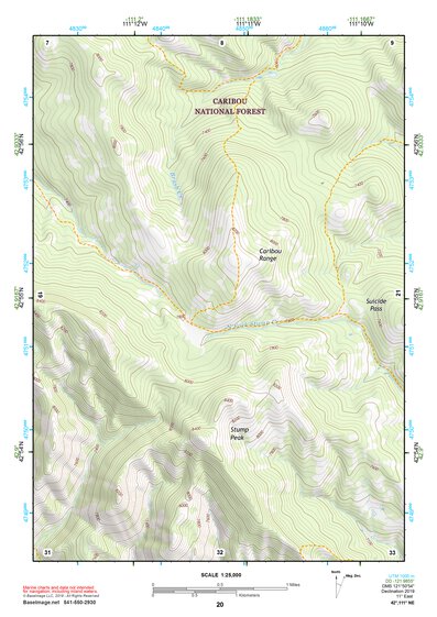 42111NE Page 20 Soda Springs Topo Preview 1