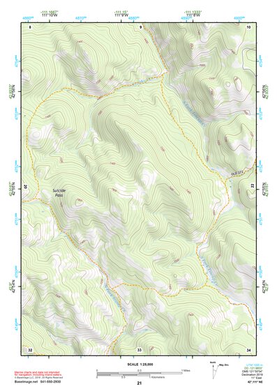 42111NE Page 21 Soda Springs Topo Preview 1