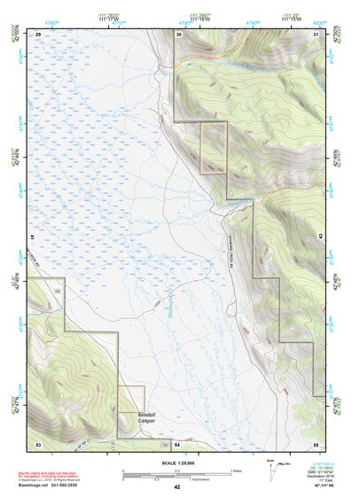 42111NE Page 42 Soda Springs Topo Preview 1