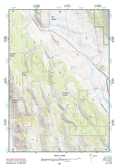 42111NE Page 52 Soda Springs Topo Preview 1