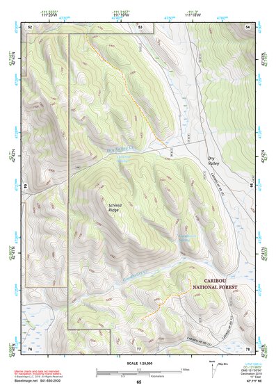42111NE Page 65 Soda Springs Topo Preview 1