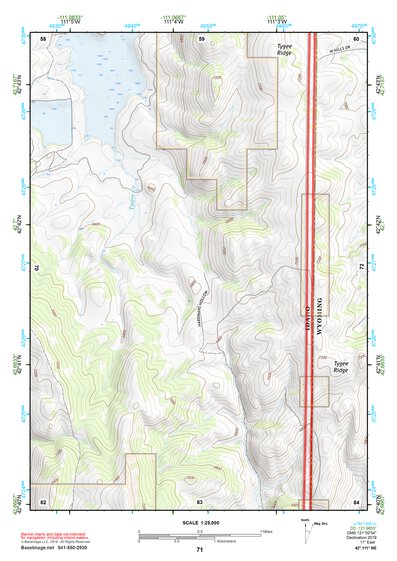 42111NE Page 71 Soda Springs Topo Preview 1