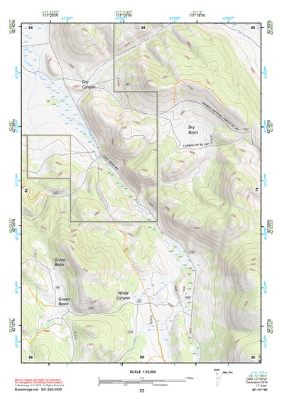 42111NE Page 77 Soda Springs Topo Preview 1