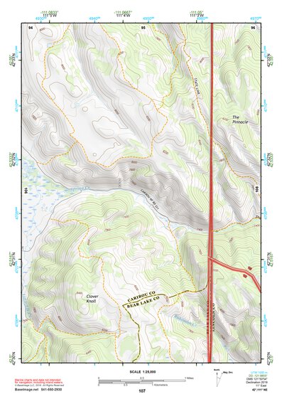 42111NE Page 107 Soda Springs Topo Preview 1