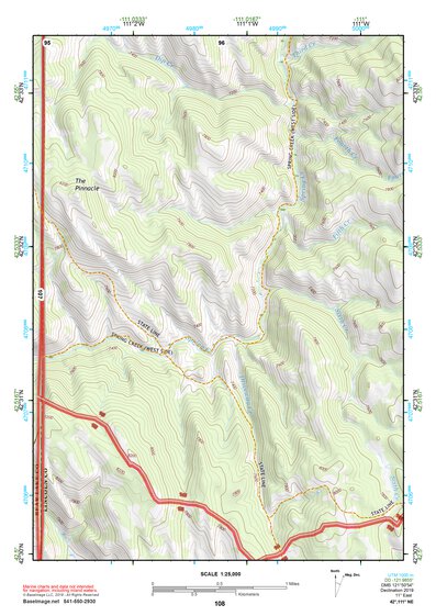42111NE Page 108 Soda Springs Topo Preview 1