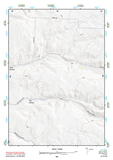 42112NW Page 101 Pocatello Topo Preview 1