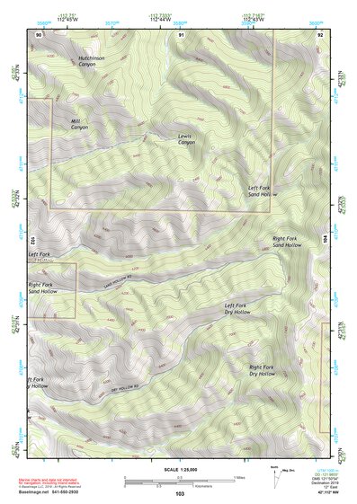 42112NW Page 103 Pocatello Topo Preview 1
