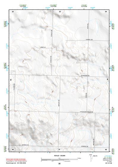 42113NE Page 35 Lake Walcott Topo Preview 1