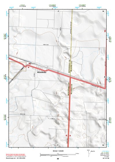 42113NE Page 49 Lake Walcott Topo Preview 1
