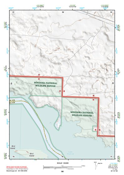 42113NE Page 64 Lake Walcott Topo Preview 1