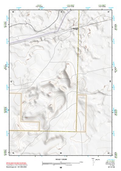 42113NE Page 68 Lake Walcott Topo Preview 1
