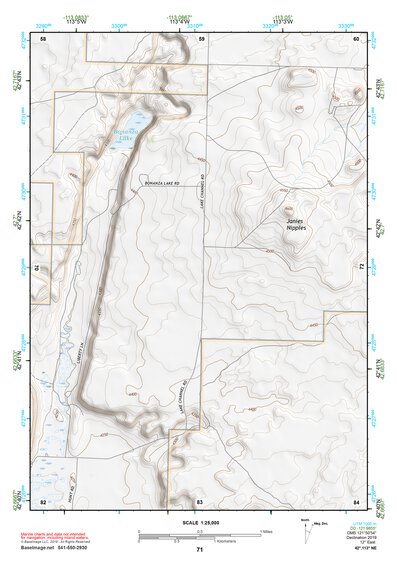 42113NE Page 71 Lake Walcott Topo Preview 1