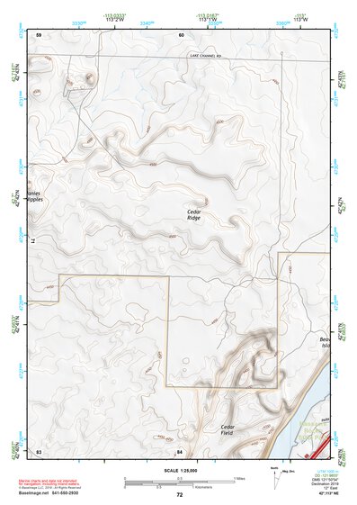 42113NE Page 72 Lake Walcott Topo Preview 1