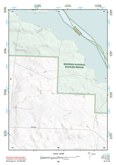 42113NE Page 76 Lake Walcott Topo Preview 1