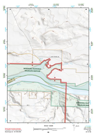 42113NE Page 80 Lake Walcott Topo Preview 1