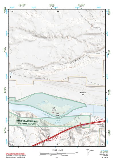 42113NE Page 81 Lake Walcott Topo Preview 1