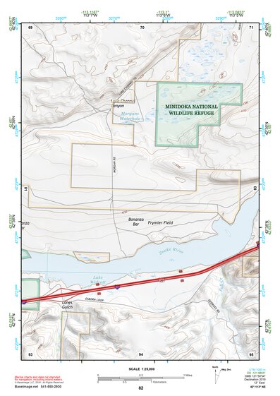 42113NE Page 82 Lake Walcott Topo Preview 1